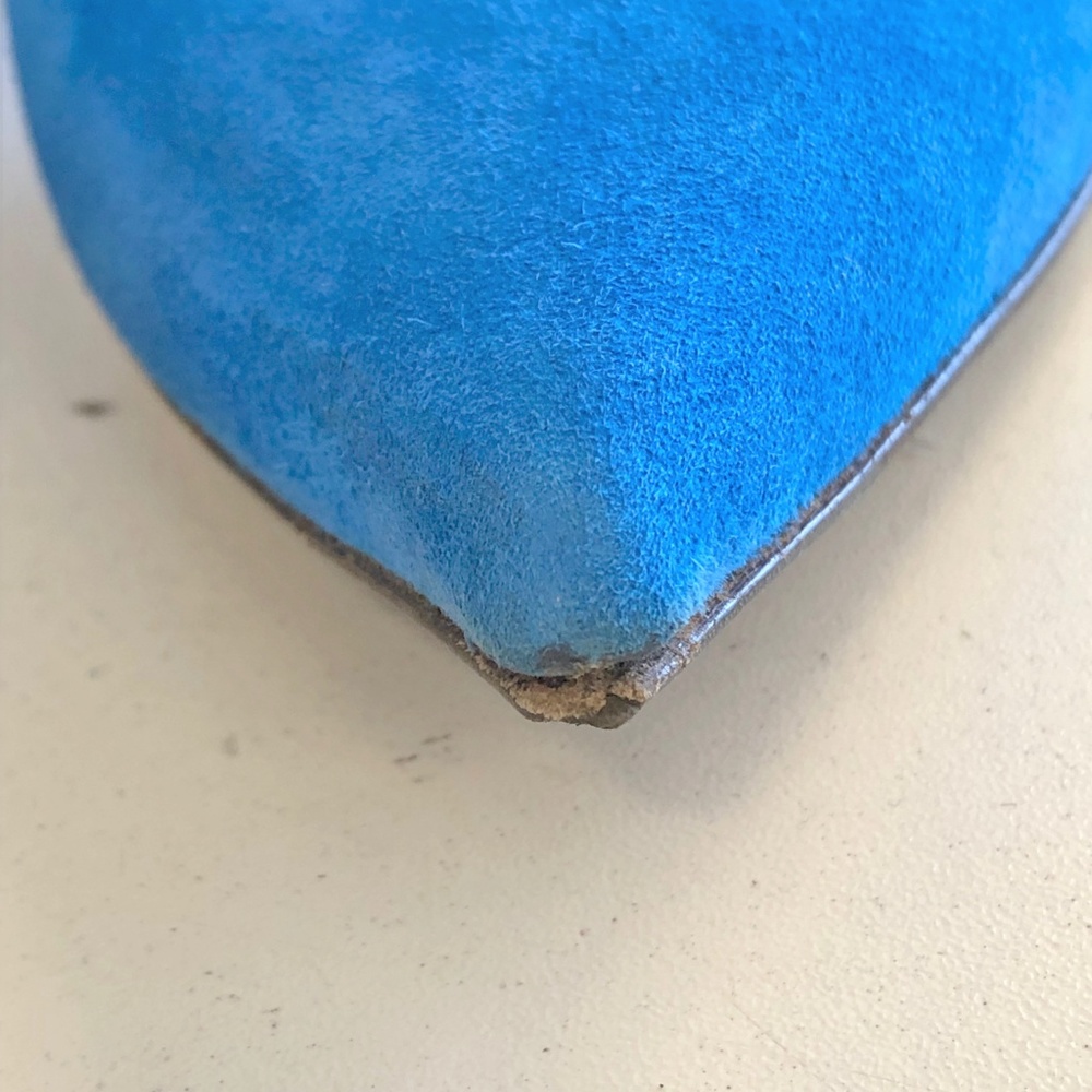 Sergio Rossi Godiva Pump Blue Suede - Picture 7 of 8
